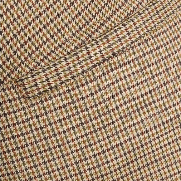 NILI LOTAN Tel Aviv Houndstooth Wool Slim-Leg Pants Size 10 - Picture 3 of 10